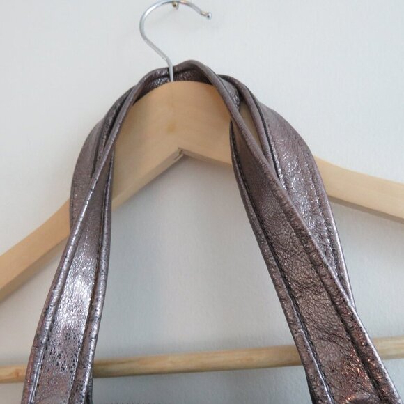 COACH Limited Edition Poppy Spotlight Sequin Metallic Top Handle Crossbody Bag - Picture 6 of 16